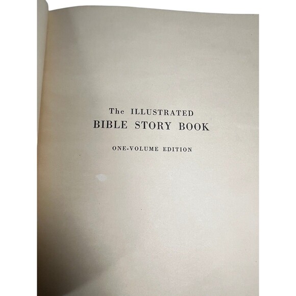 The Illustrated Bible Story Book 1 Volume Edition By Seymour Loveland Rare 1949 - Picture 9 of 10
